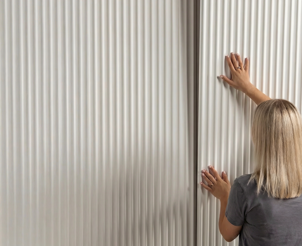 Decorative wall panels used for architectural interior wall cladding and feature wall design