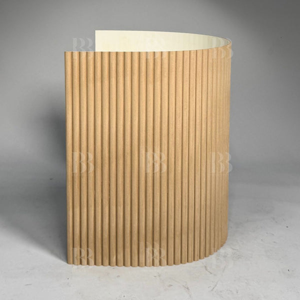 Half Round 20 Raw - Cross Cut