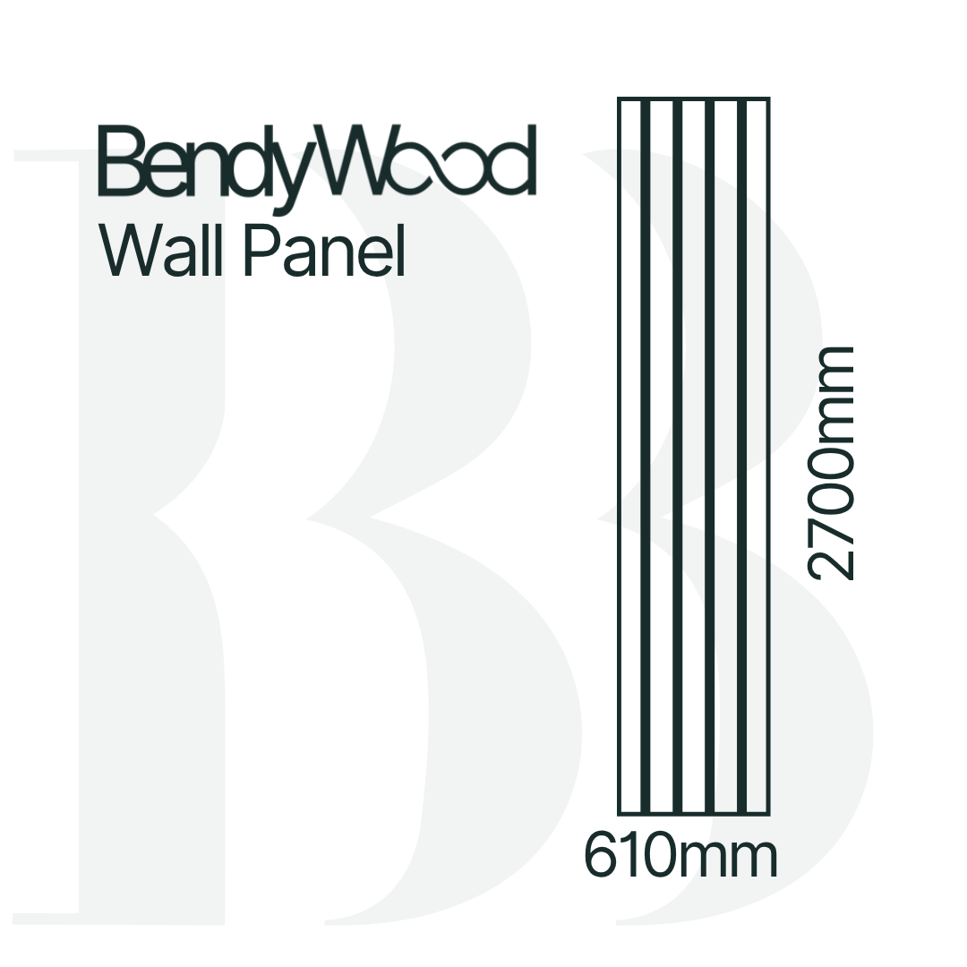 Half Rounded Panel Half Round - Flexible MDF Panels